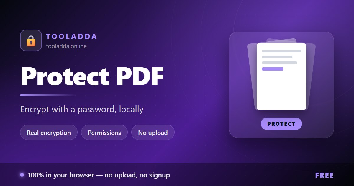 Password Protect PDF Online Free